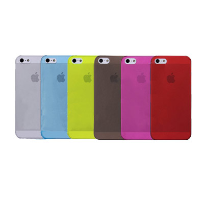 US FreeShipping 0.5mm ultra-thin transparent pc case for iphone 5S