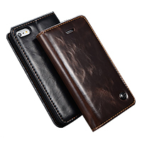 Hot selling wallet case for iphone 5, CaseMe mobile flip cover for iPhone 5