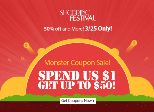 AliExpress Shopping Festival - New Creative 50% OFF Sale Items and more